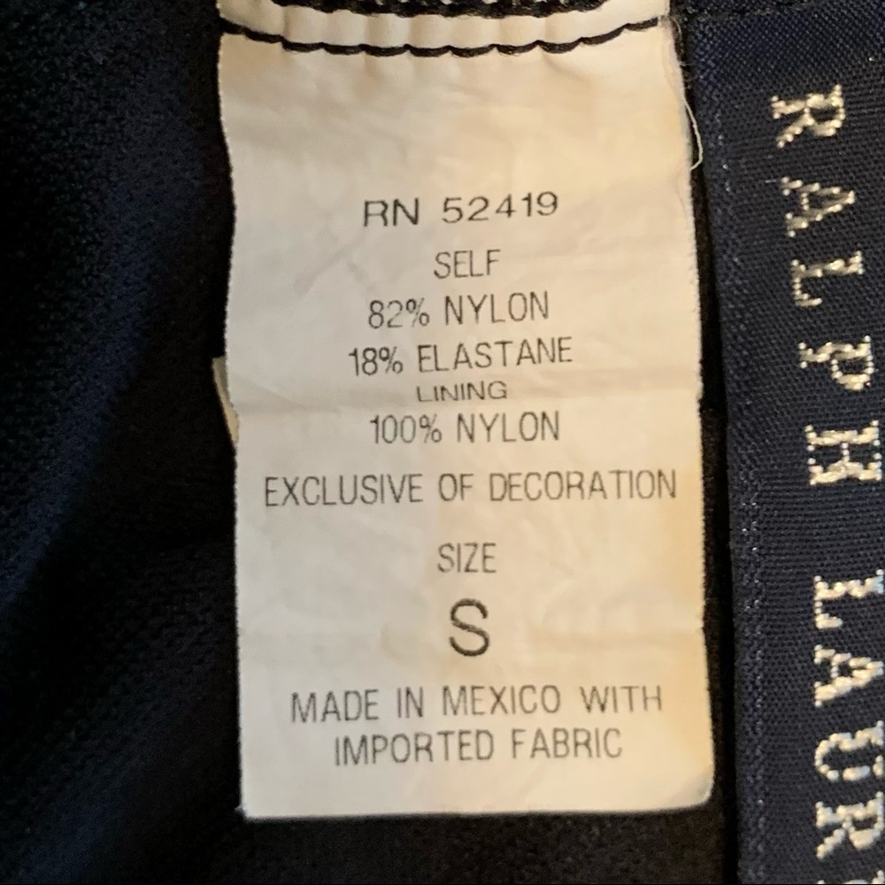 RALPH LAUREN. BLUE LABEL ONE PIECE SWIMSUIT SIZE S - Picture 9 of 9